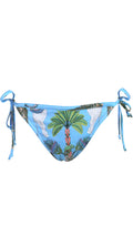 Lunch With Leopards Blue Bikini Bottom