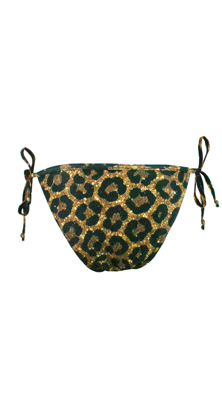 Midnight Leopard Bikini Bottom