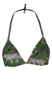 Okavango Olive Bikini Top