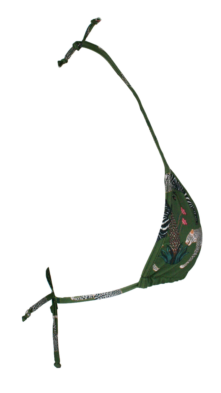 Okavango Olive Bikini Top