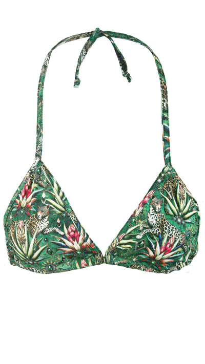 Wild Emerald Bikini Top