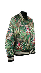 Wild Emerald Luxe Legacy Bomber Jacket