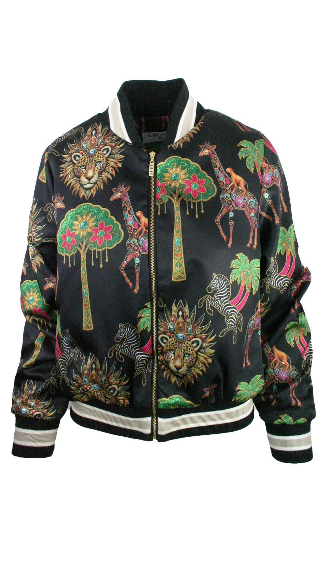 Zambezi Gold Black Luxe Legacy Bomber Jacket