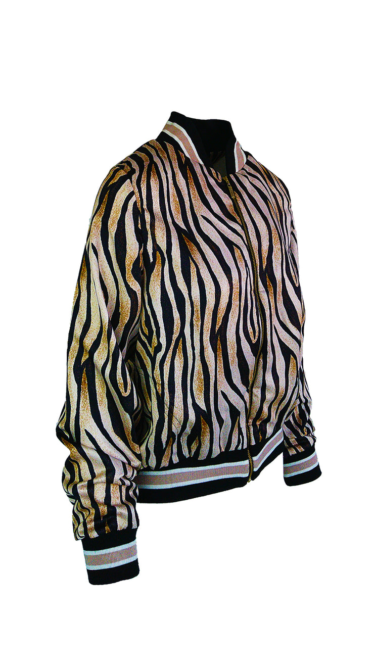 Zebra's Pride Luxe Legacy Bomber Jacket