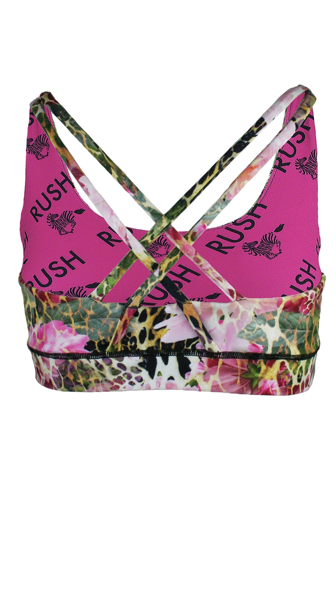 Rose Animal Free My Heart Sports Bra