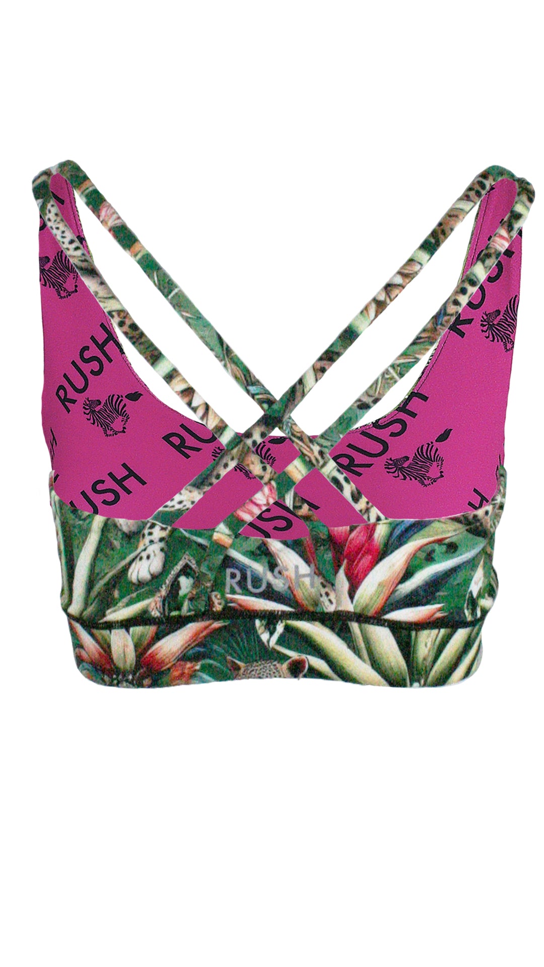 Wild Emerald Free My Heart Sports Bra
