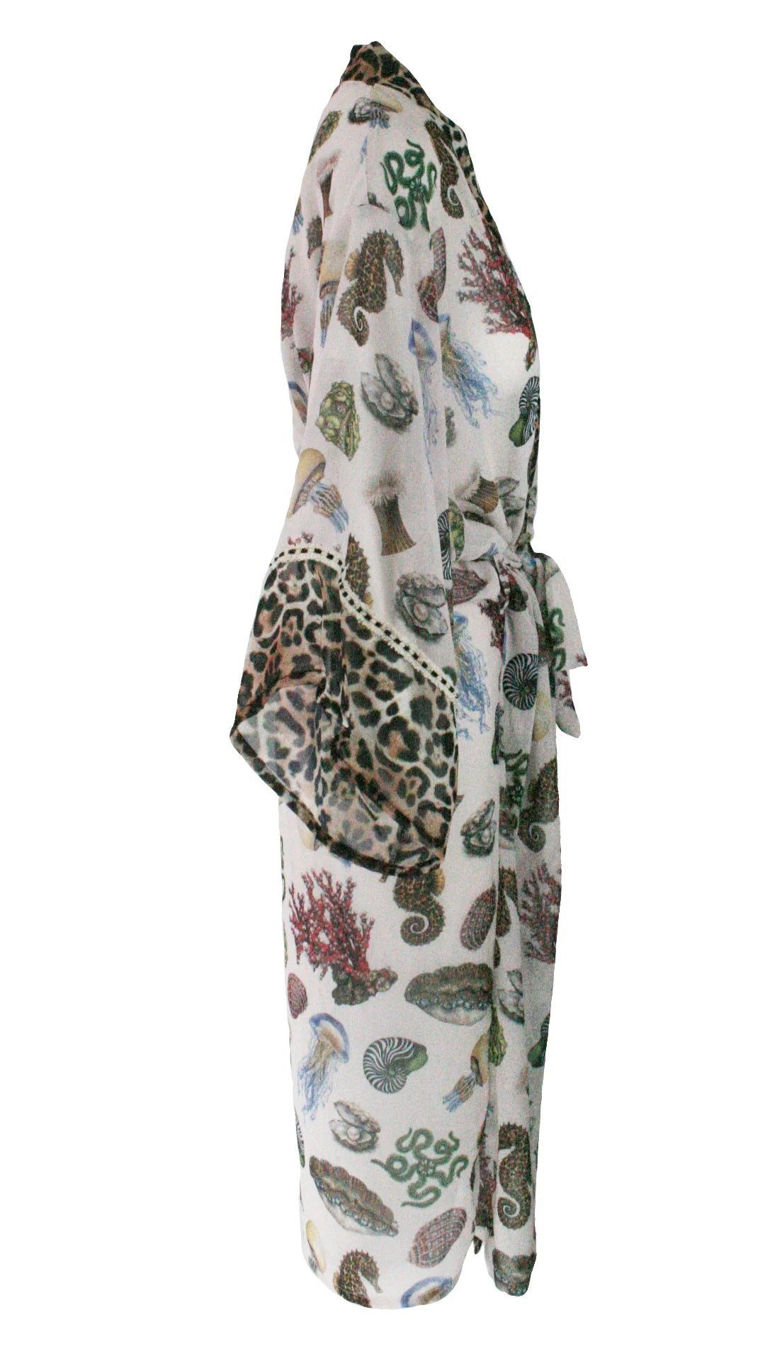 Ocean Jewels Chiffon Kimono Cover Up