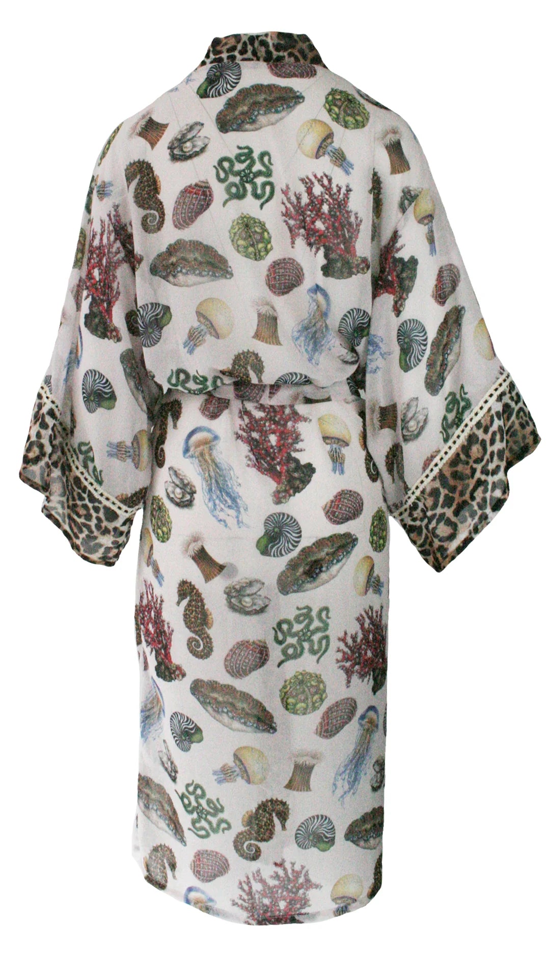 Ocean Jewels Chiffon Kimono Cover Up