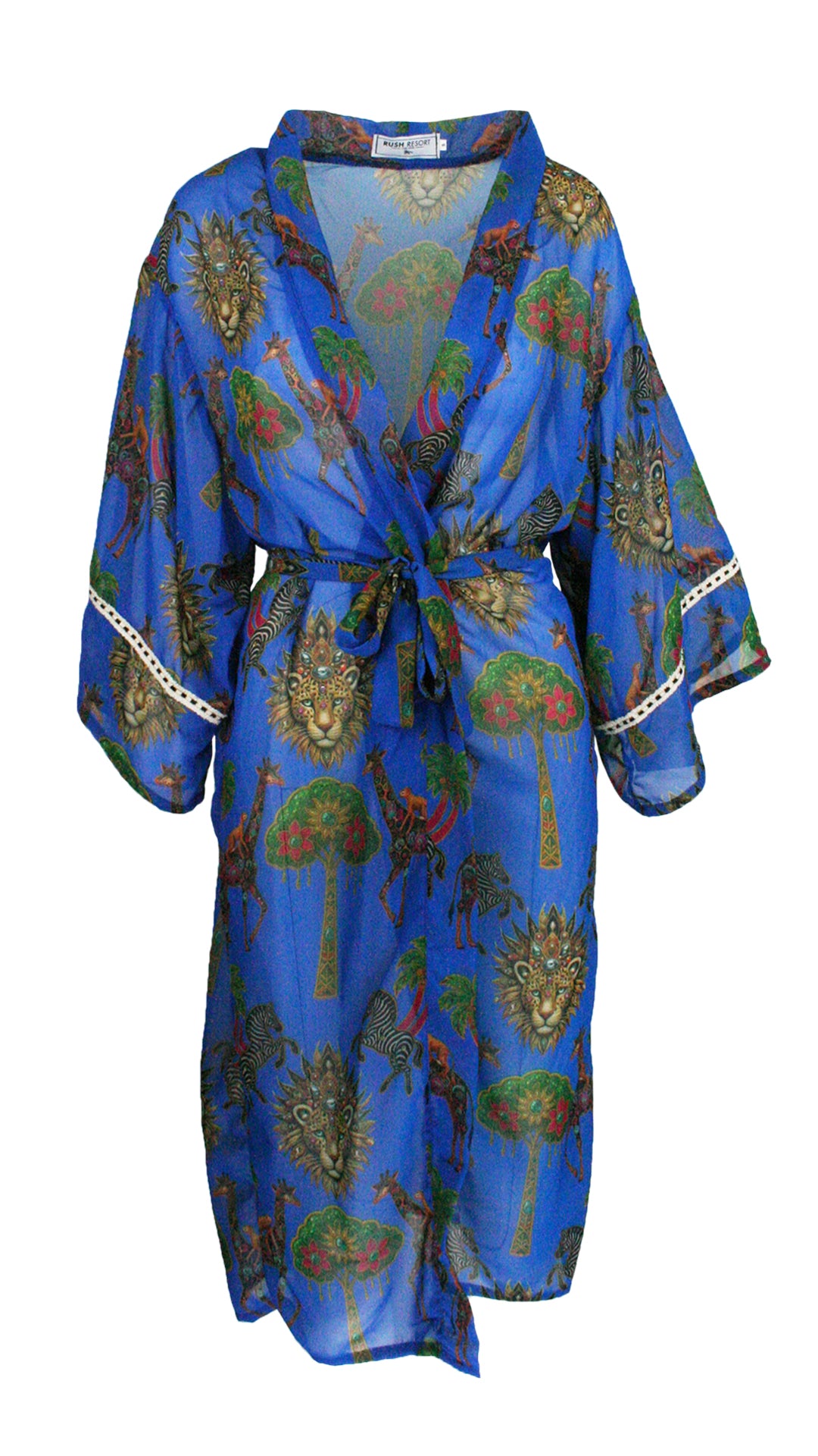 Zambezi Gold Chiffon Kimono Cover Up