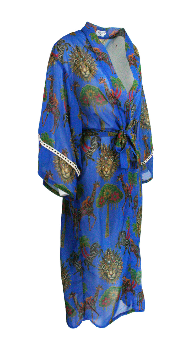 Zambezi Gold Chiffon Kimono Cover Up