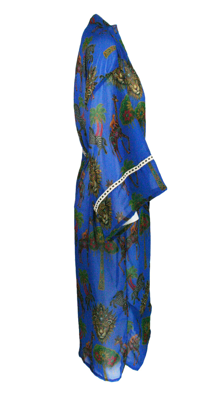 Zambezi Gold Chiffon Kimono Cover Up