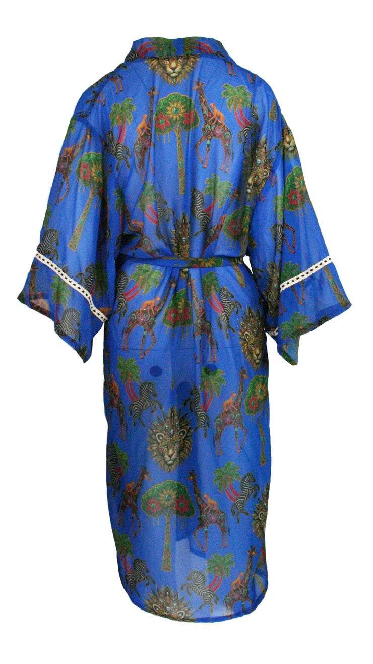Zambezi Gold Chiffon Kimono Cover Up