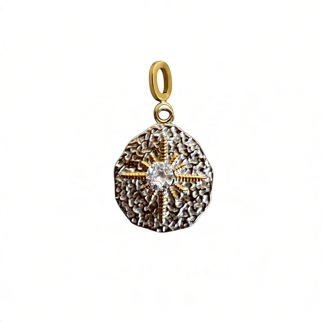 Silver Gold Charm