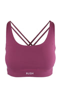 Claret Free My Heart Sports Bra