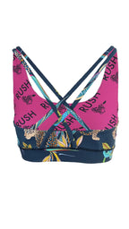 Cobalt Leopard Free My Heart Sports Bra