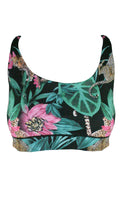 Leopard Creek Black Free My Heart Sports Bra