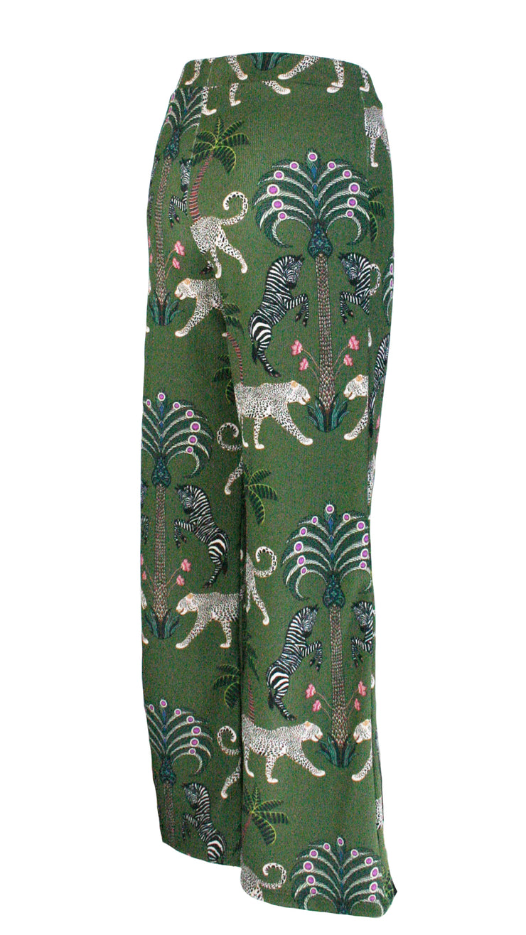Okavango Olive Heritage Ribbed Pants
