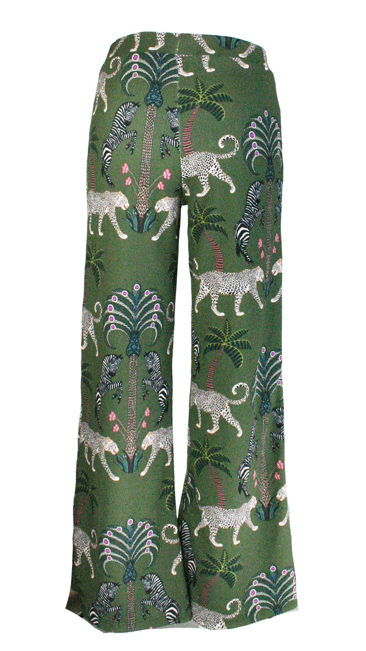 Okavango Olive Heritage Ribbed Pants