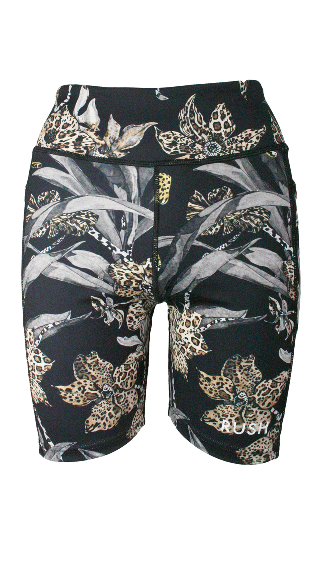 Midnight Orchid Active High Waist Shorts