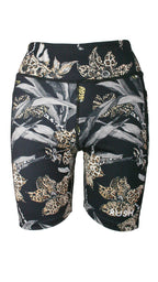 Midnight Orchid Active High Waist Shorts