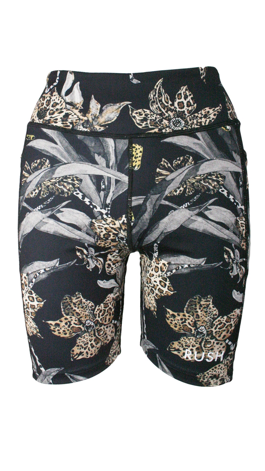 Midnight Orchid Active High Waist Shorts