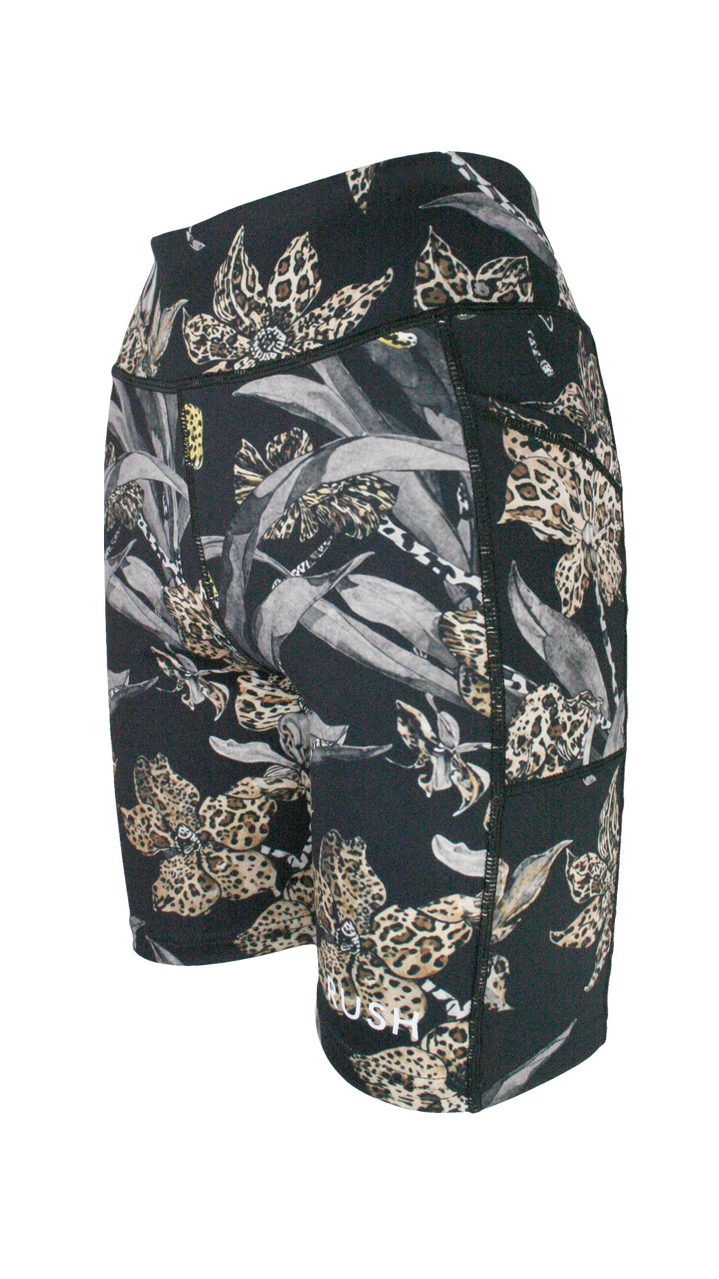 Midnight Orchid Active High Waist Shorts