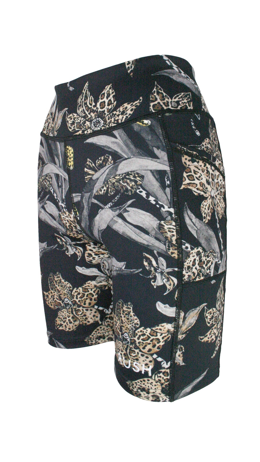 Midnight Orchid Active High Waist Shorts