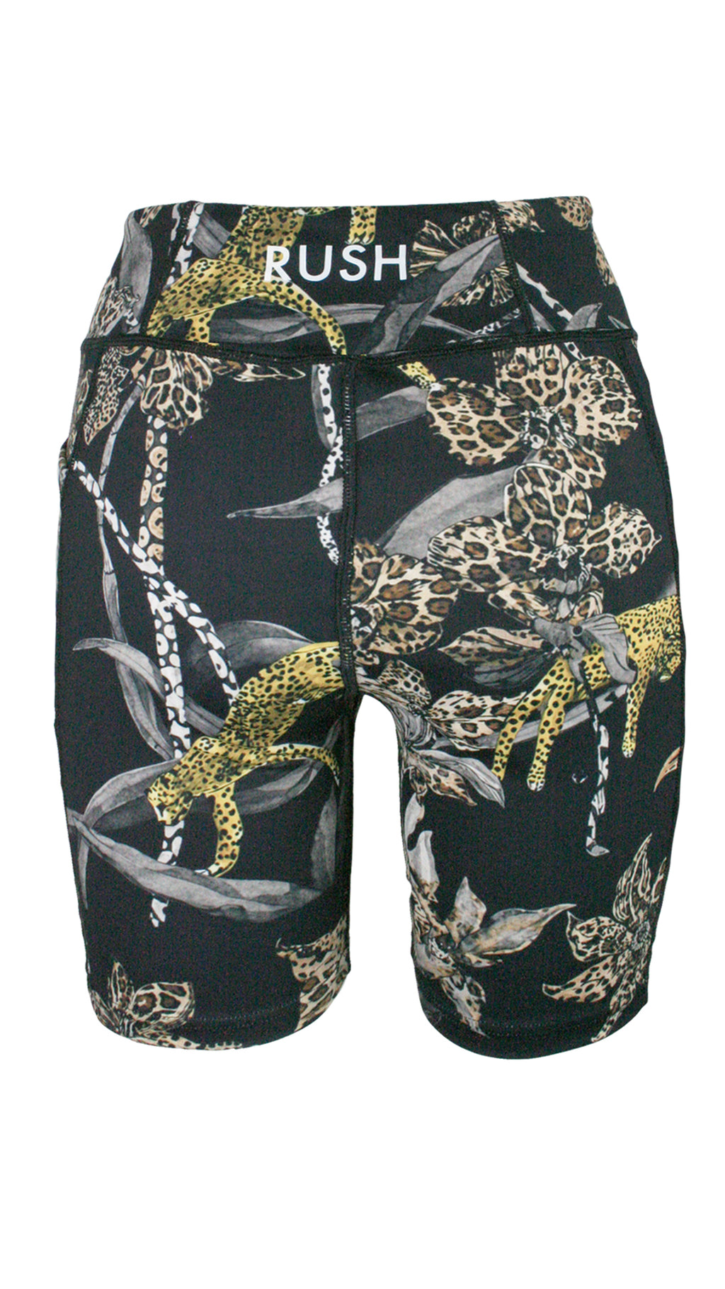 Midnight Orchid Active High Waist Shorts
