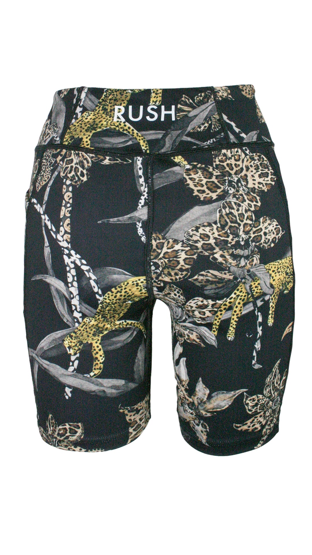 Midnight Orchid Active High Waist Shorts