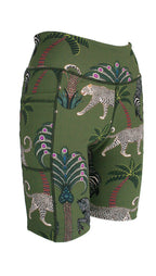 Okavango Olive Active High Waist Shorts