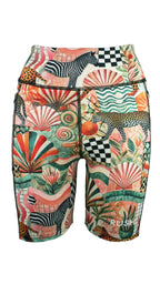 Sunkissed Safari Active High Waist Shorts