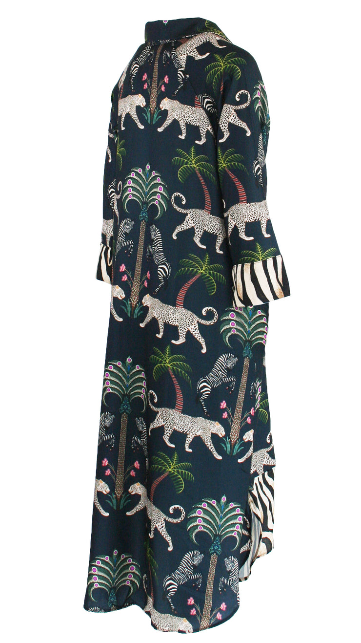 Okavango w/ Zebra's Pride Luxe Shirt Dress