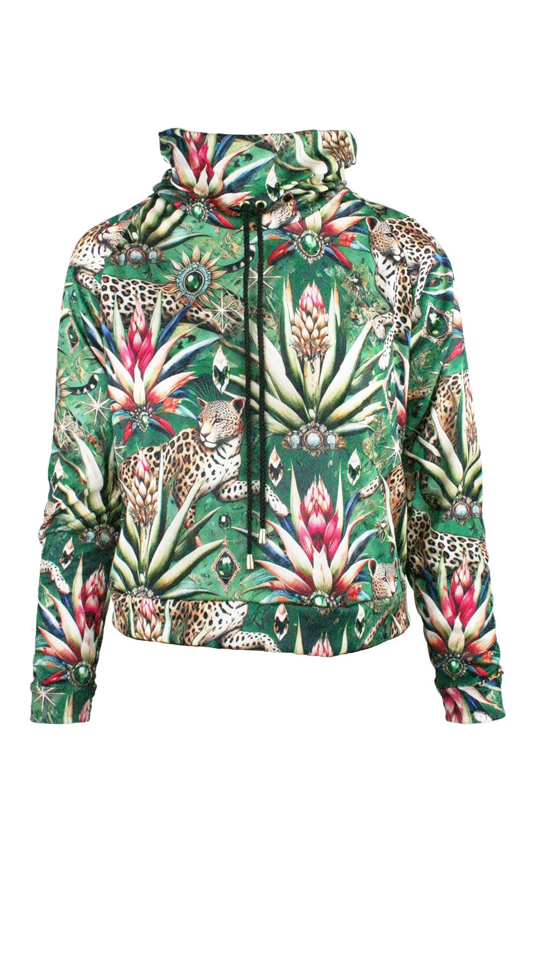 Wild Emerald Mesh Pullover