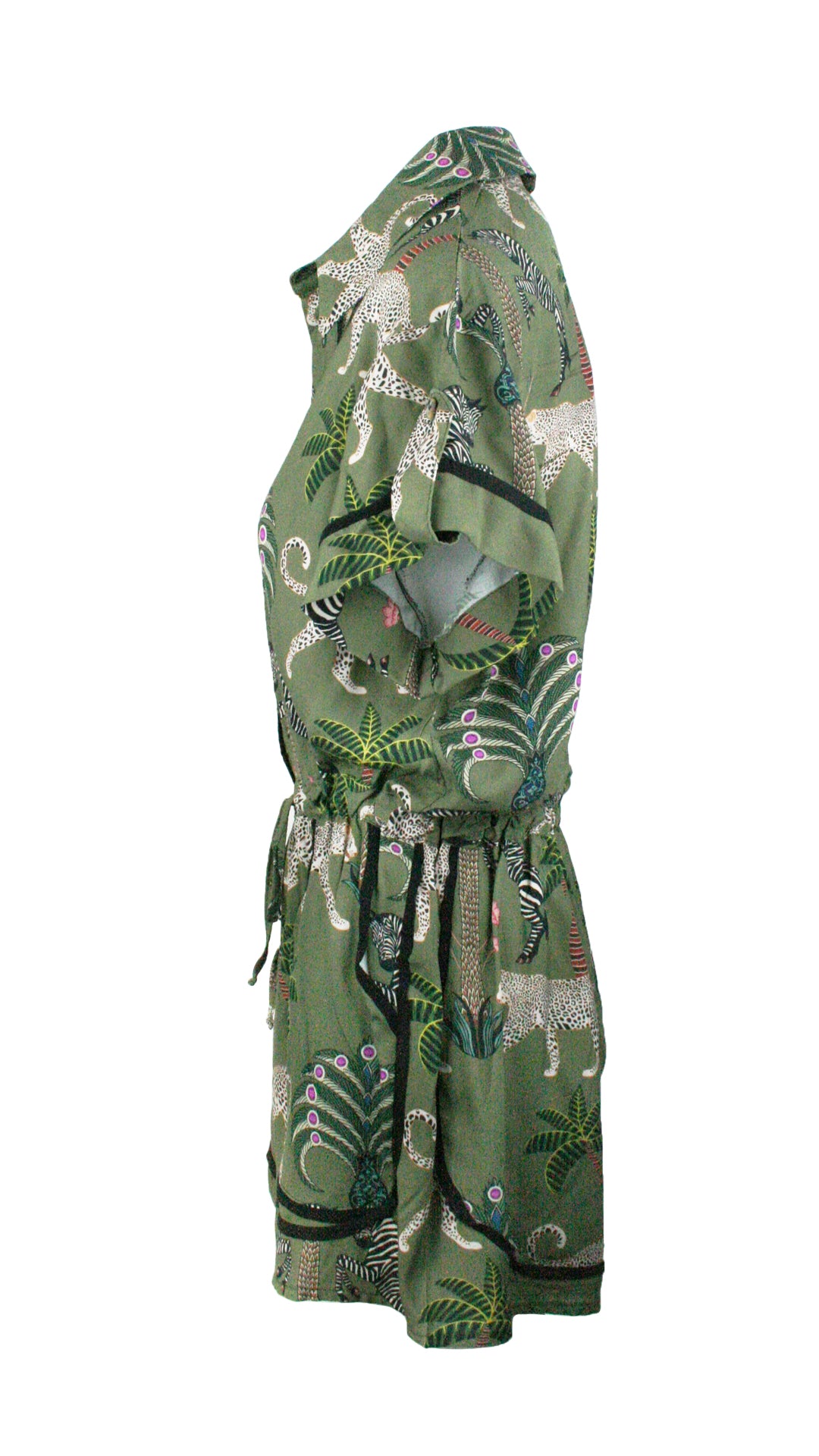 Okavango Olive Monaco Trim Jumpsuit