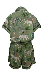 Okavango Olive Monaco Trim Jumpsuit