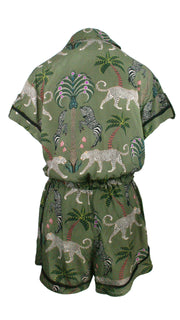 Okavango Olive Monaco Trim Jumpsuit