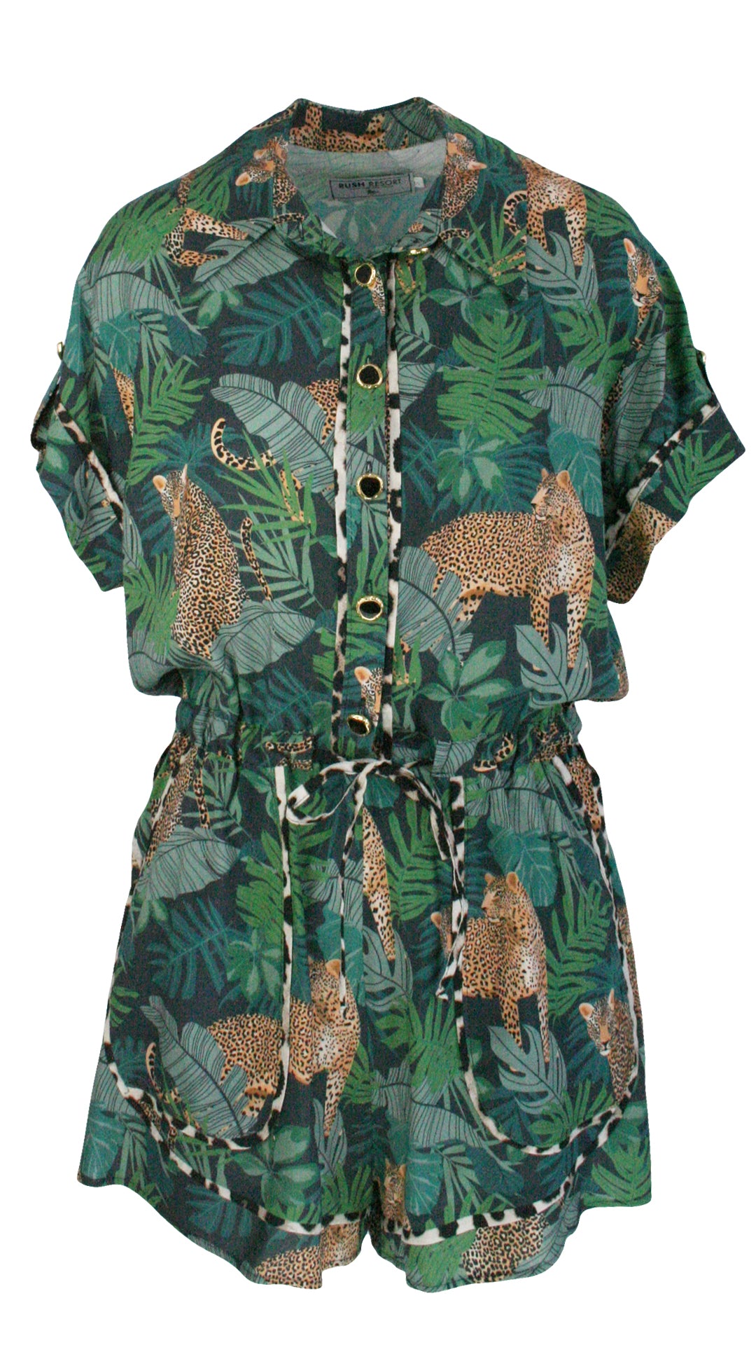 On Safari Monaco Trim Jumpsuit