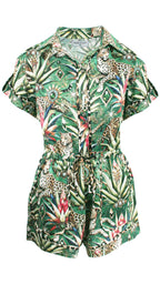 Wild Emerald Monaco Trim Jumpsuit