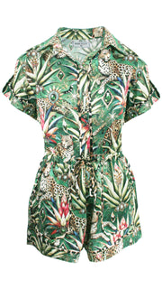 Wild Emerald Monaco Trim Jumpsuit