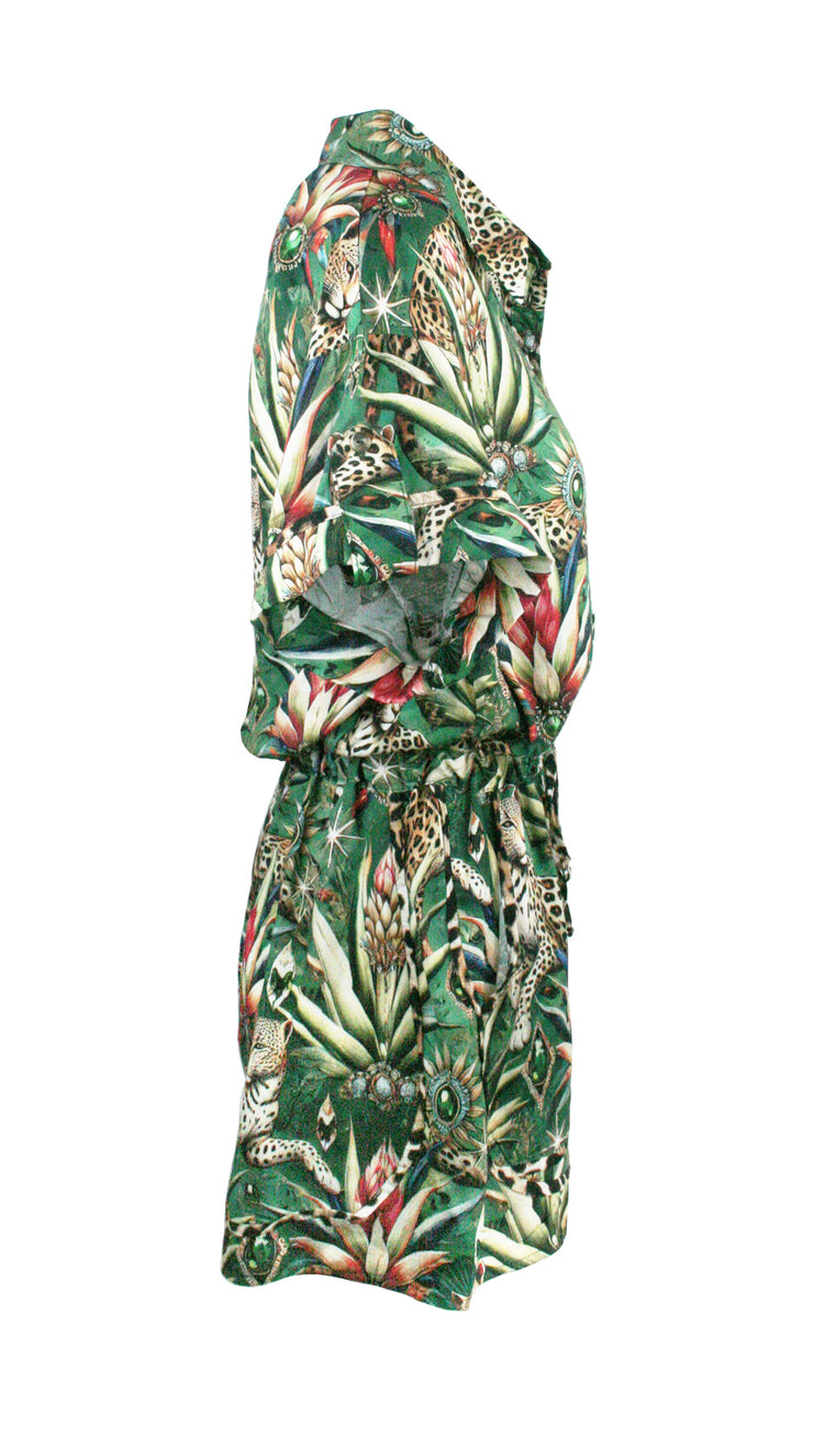 Wild Emerald Monaco Trim Jumpsuit