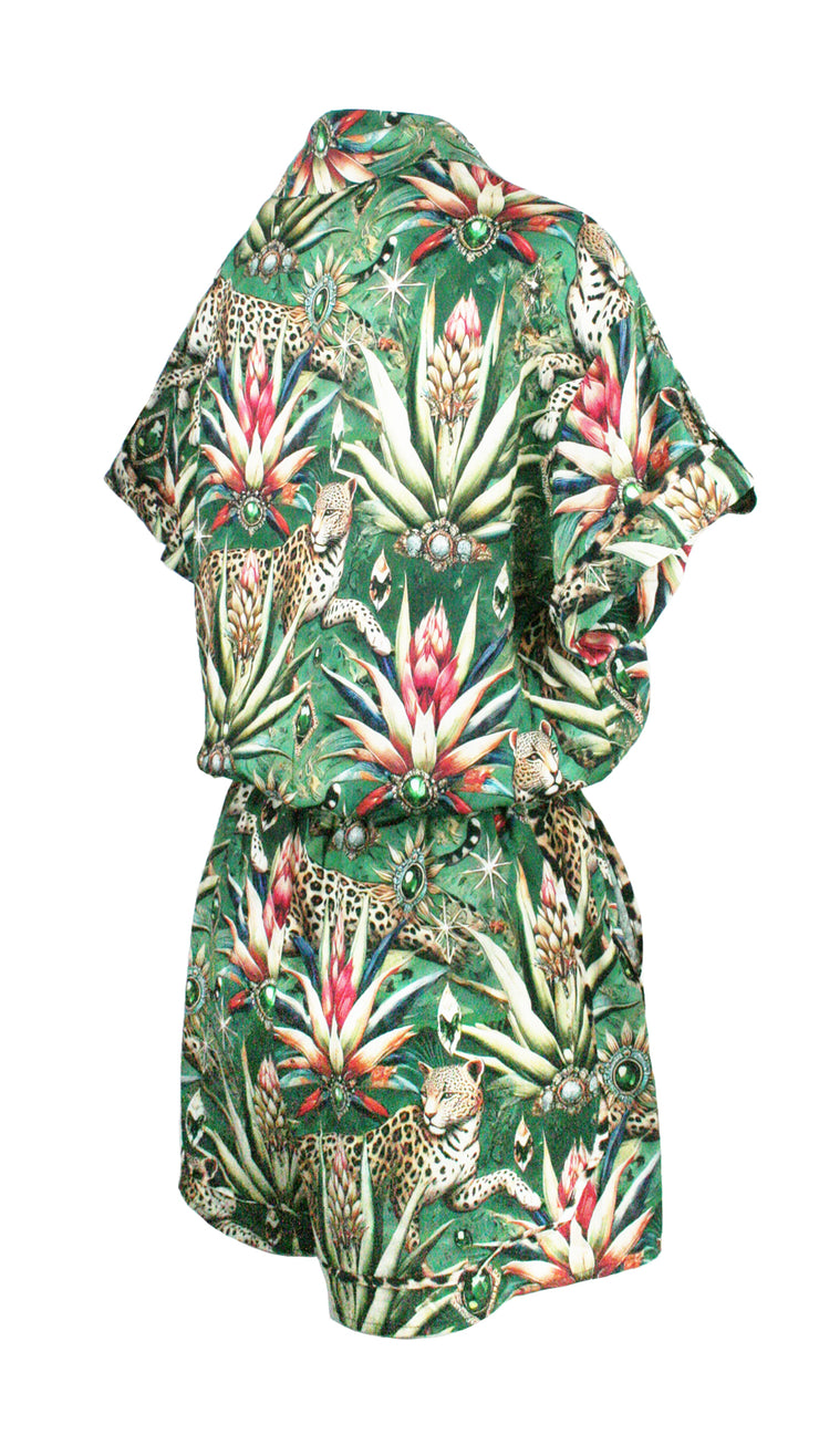 Wild Emerald Monaco Trim Jumpsuit