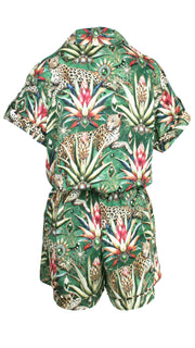 Wild Emerald Monaco Trim Jumpsuit