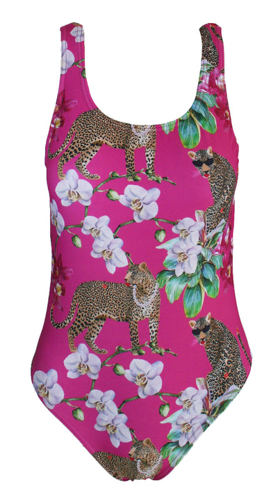 Leopard's Kiss Pink One Piece