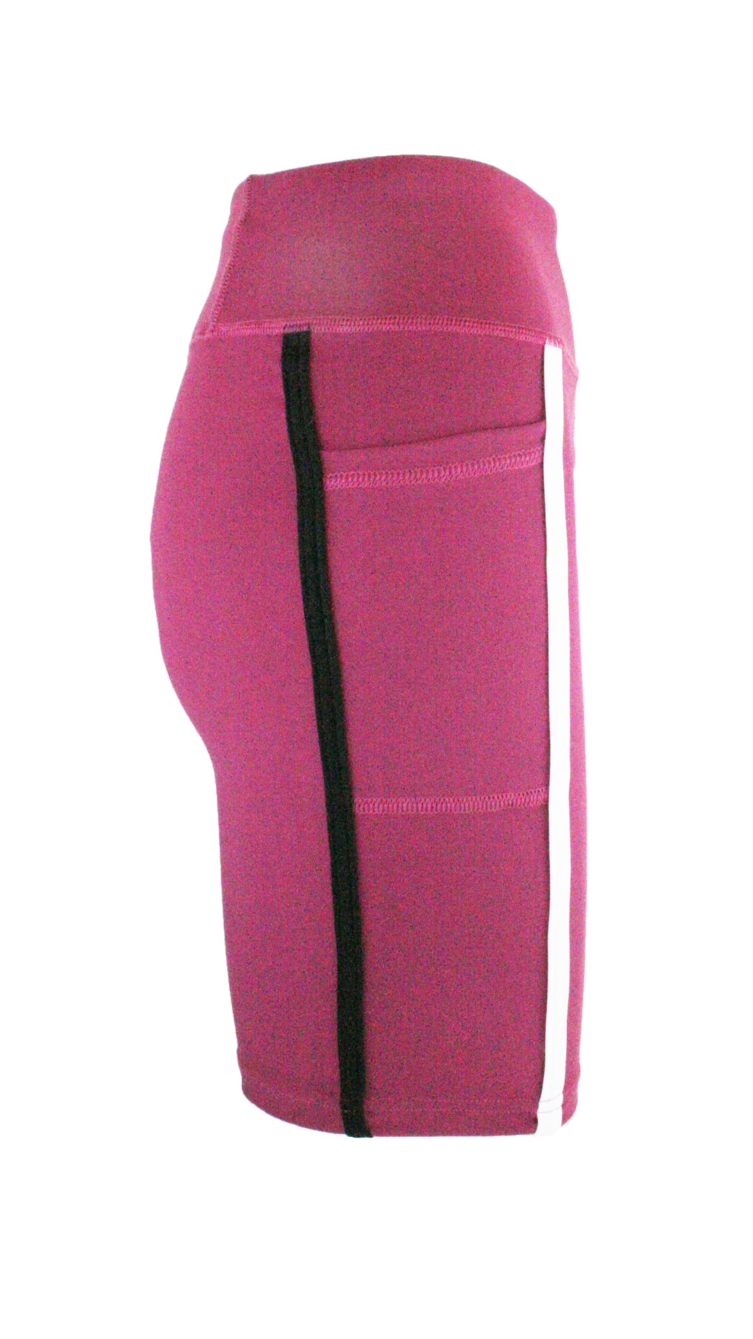 Claret Panel Pro High Waist Shorts