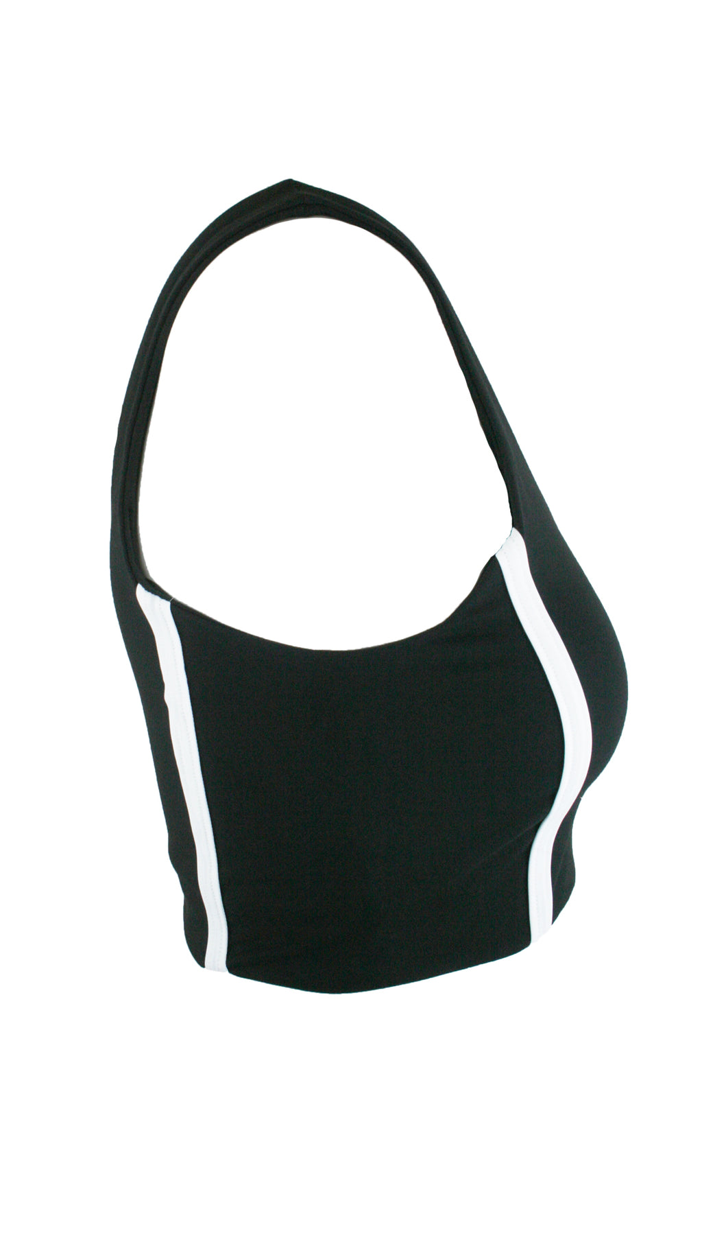 Black Panel Pro Sports Bra