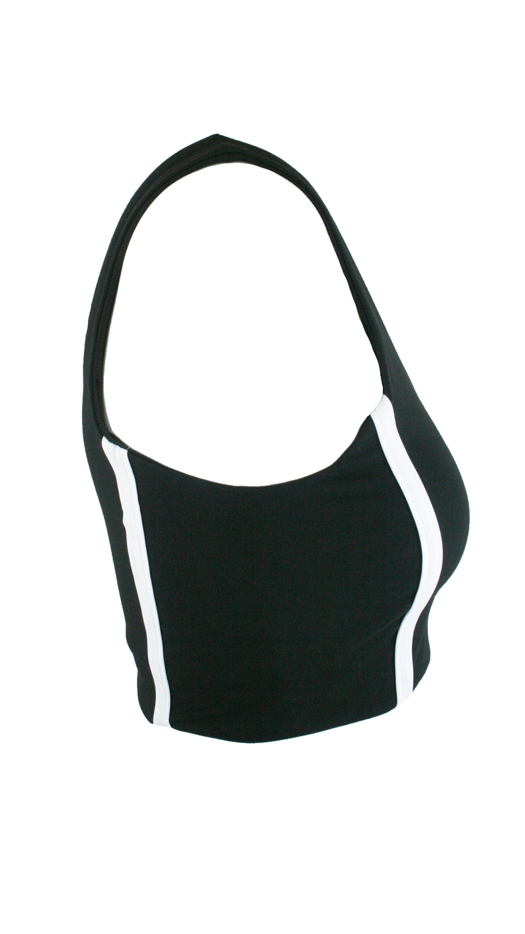 Black Panel Pro Sports Bra