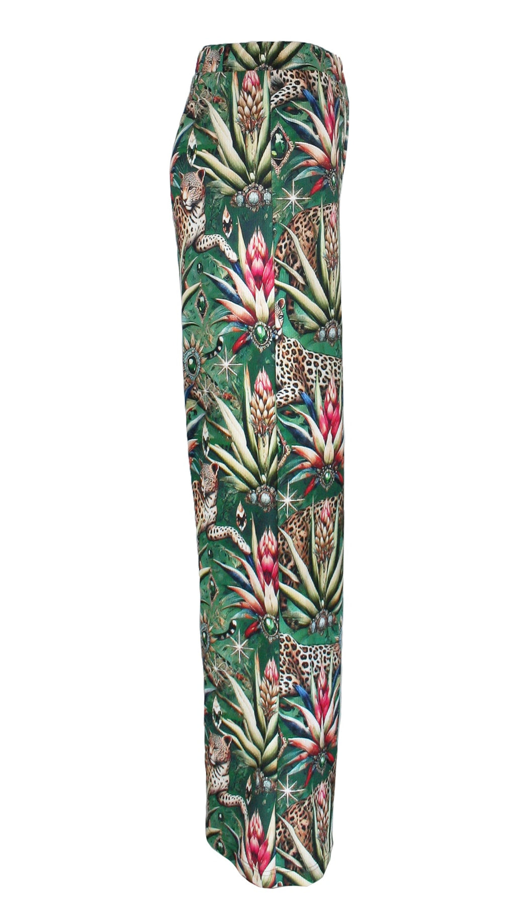 Wild Emerald Heritage Ribbed Pants