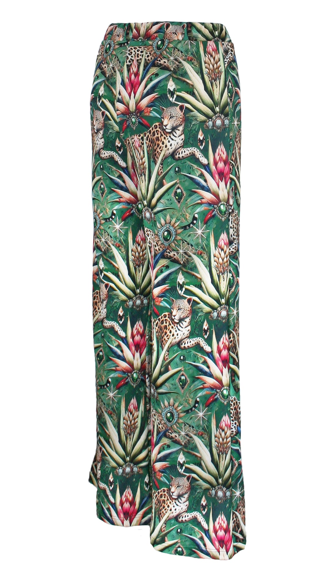 Wild Emerald Heritage Ribbed Pants