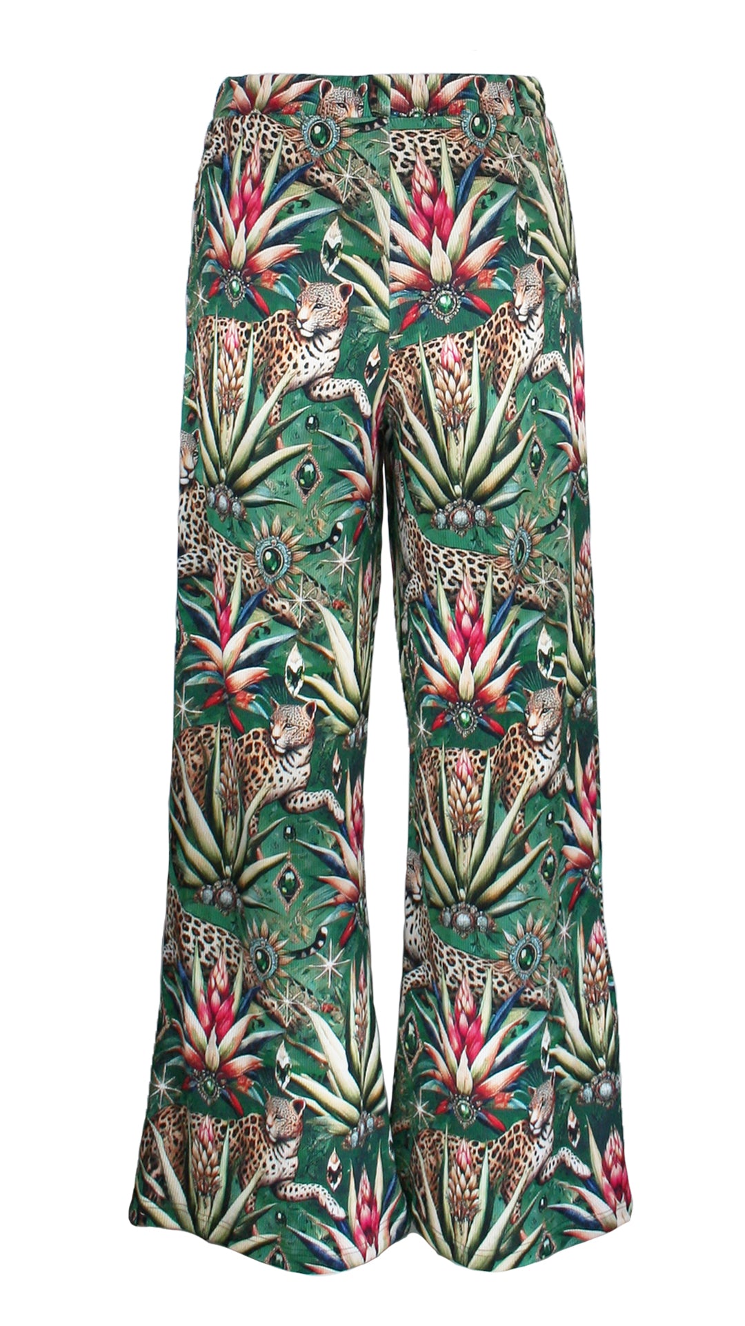 Wild Emerald Heritage Ribbed Pants