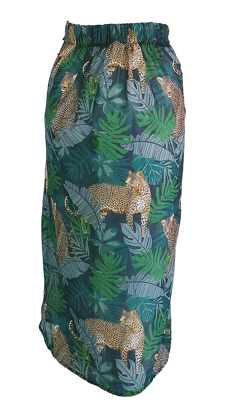 On Safari Chiffon Sarong Skirt